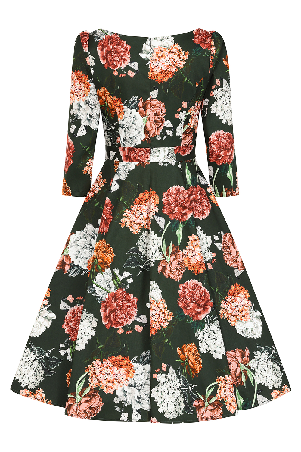 Paige Floral Swing Dress in Extended Sizing